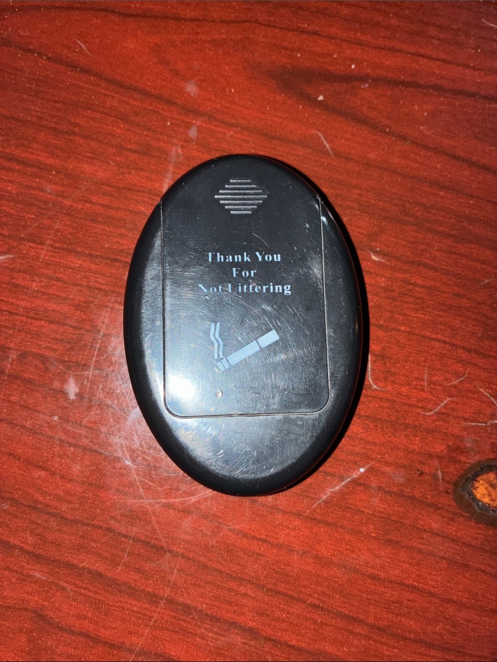 Compact Black Smoke Pocket Ashtray - Generic
